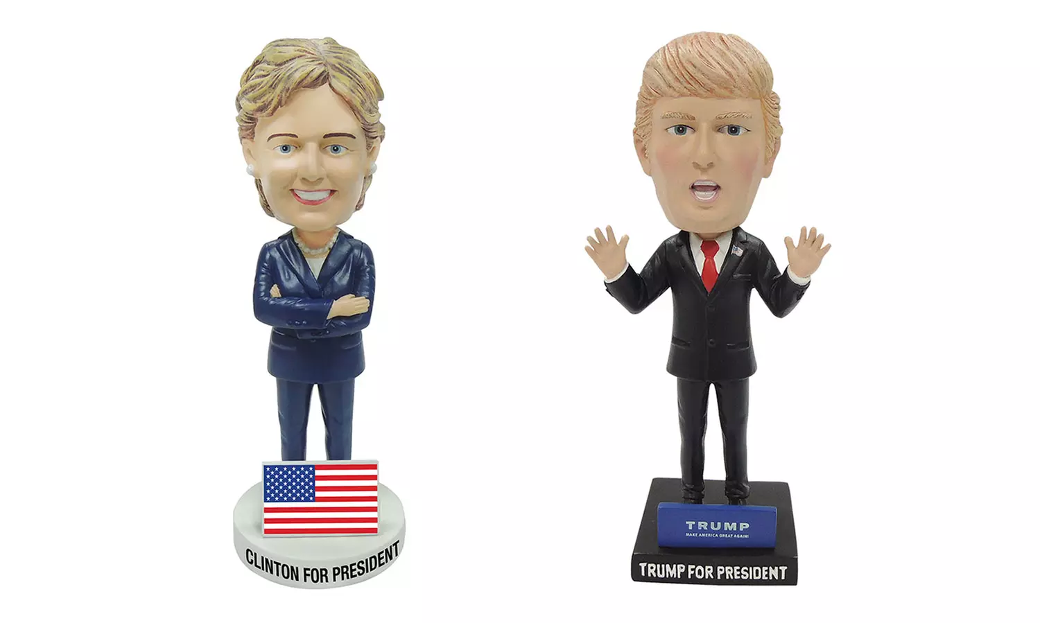 Hillary Clinton or Donald Trump for President Bobblehead - Primary Image