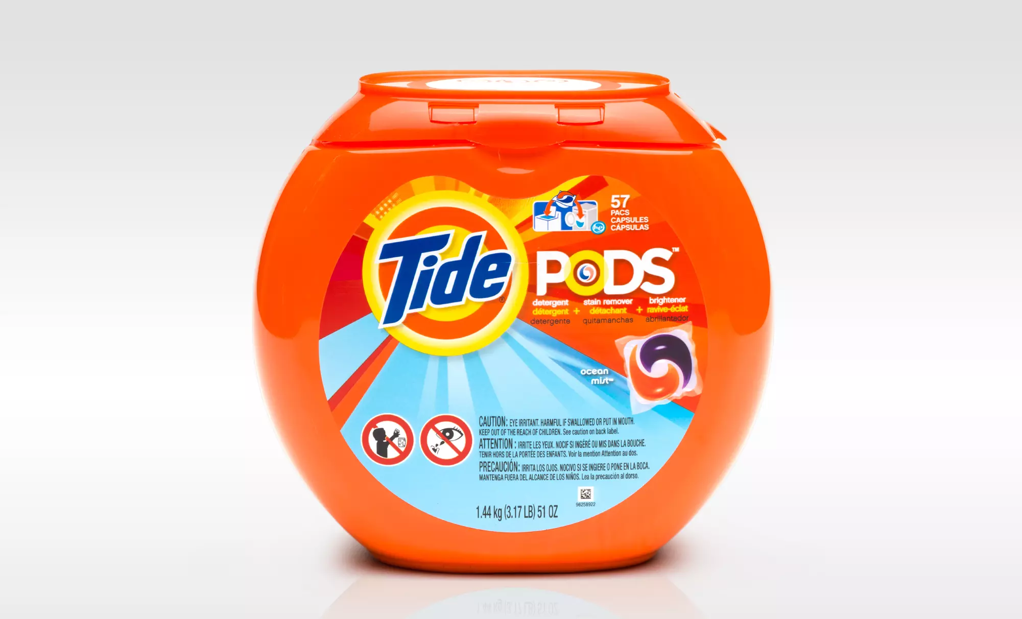 Tide Laundry Pods in Ocean Mist; 4-Pack of 57ct. Tubs + 5% Back in Groupon Bucks - Primary Image