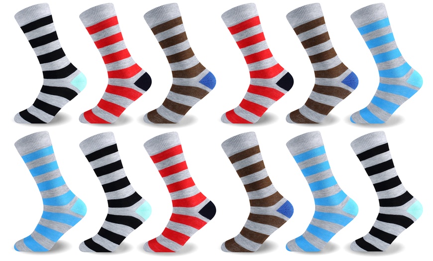 Image 5: Men's Funky Socks 12-Pack