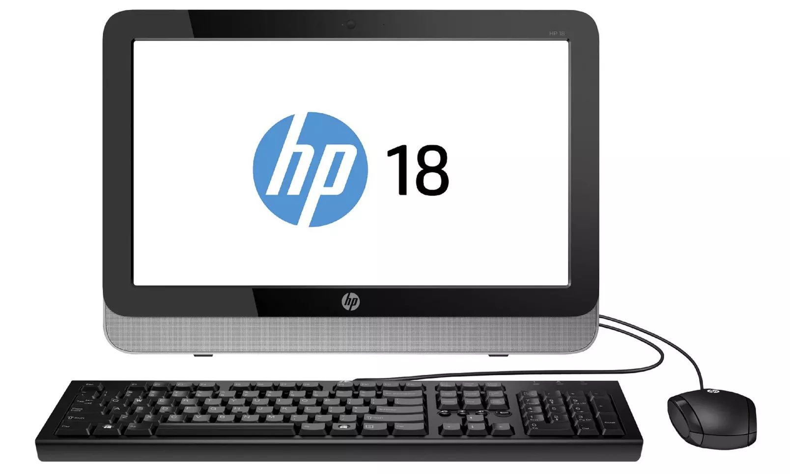 HP 18-5110 All-in-One Computer with Windows 8.1 and AMD Dual-Core 1.4GHz Processor (Manufacturer Refurbished) - Primary Image