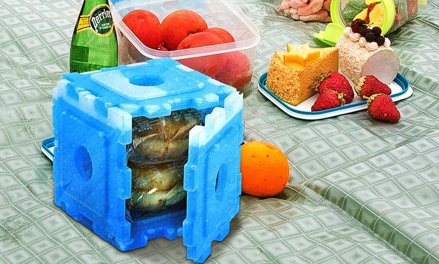 Image 1: Reusable Ice Pack Freezer Block