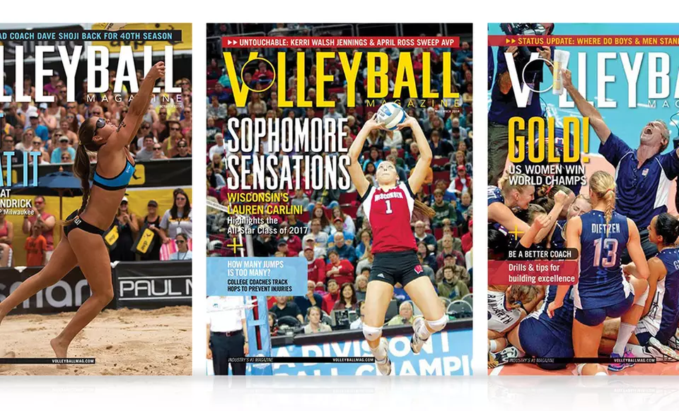 1-Year, 6-Issue Subscription to Volleyball Magazine - Primary Image
