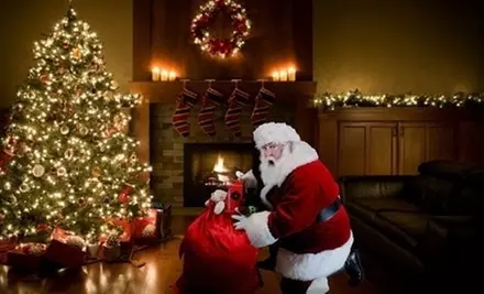 $10 for Six Pictures of Santa in Your Home from Santa On Camera ($19.95 Value) - Primary Image