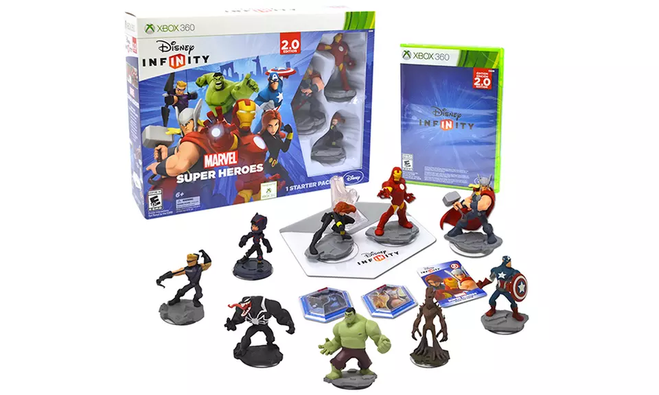 Disney Infinity 2.0 Marvel Super Heroes Bundle for PS3, PS4, Xbox 360, Xbox One, or Wii U - Primary Image