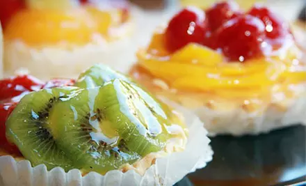 Café Food and Baked Goods or Custom Cakes at Gourmandise The Bakery (Half Off). Three Options Available. - Primary Image