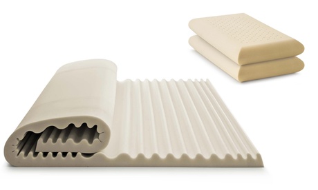 Topper in memory foam a 7 zone effetto nuvola disponibile in diverse dimensioni con 1 o 2 cuscini