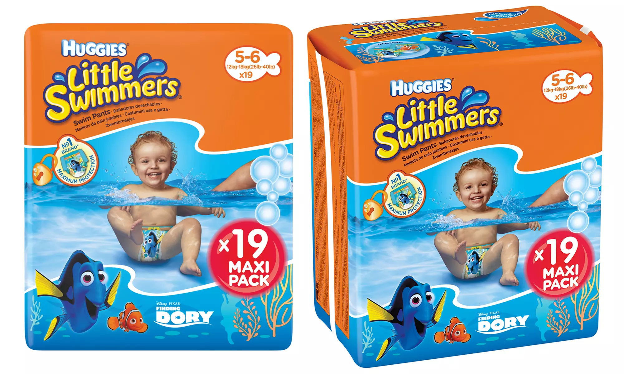 38 ou 40 couches-culotte de bain Huggies Little Swimmers - Second Medium