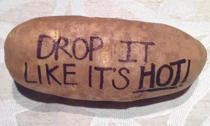 Custom Message Delivered on a Potato from Anonymous Potato (50% Off)    - Primary Image