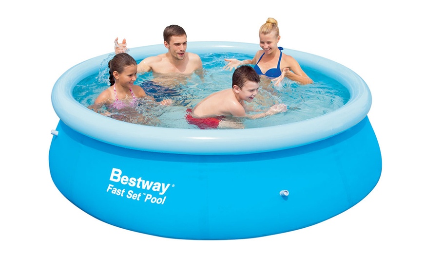 Image 4: Bestway Inflatable Family Pool