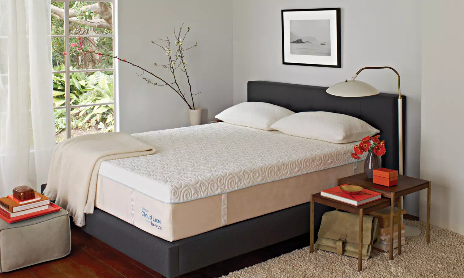 Model Clearance: Tempur-Pedic Cloud Luxe Breeze 1.0 Mattress and $300 Visa Gift Card. Free White Glove Delivery. - Primary Image