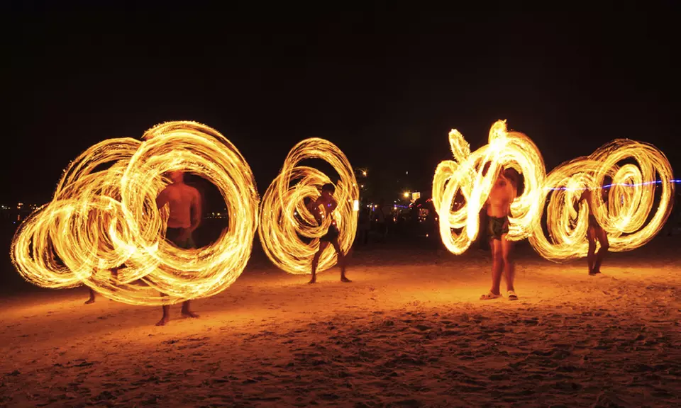 Four-Week Intro to Fire Spinning or Hula Hooping Class at DYF Studios (Up to 52% Off) - Primary Image