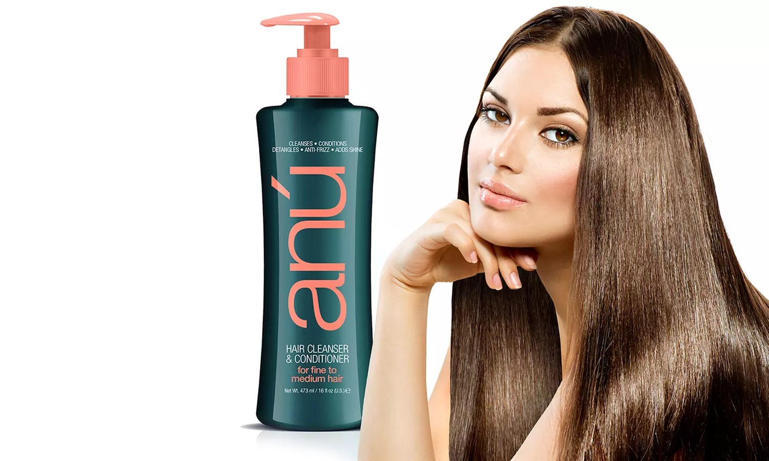 Anu Cleanser and Conditioner for Fine to Medium Hair - Primary Image