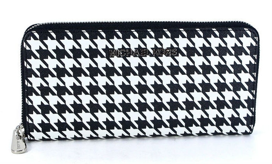 Michael kors hotsell wallet houndstooth