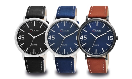 1 o 2 orologi da uomo Qbos, disponibili in 4 colori