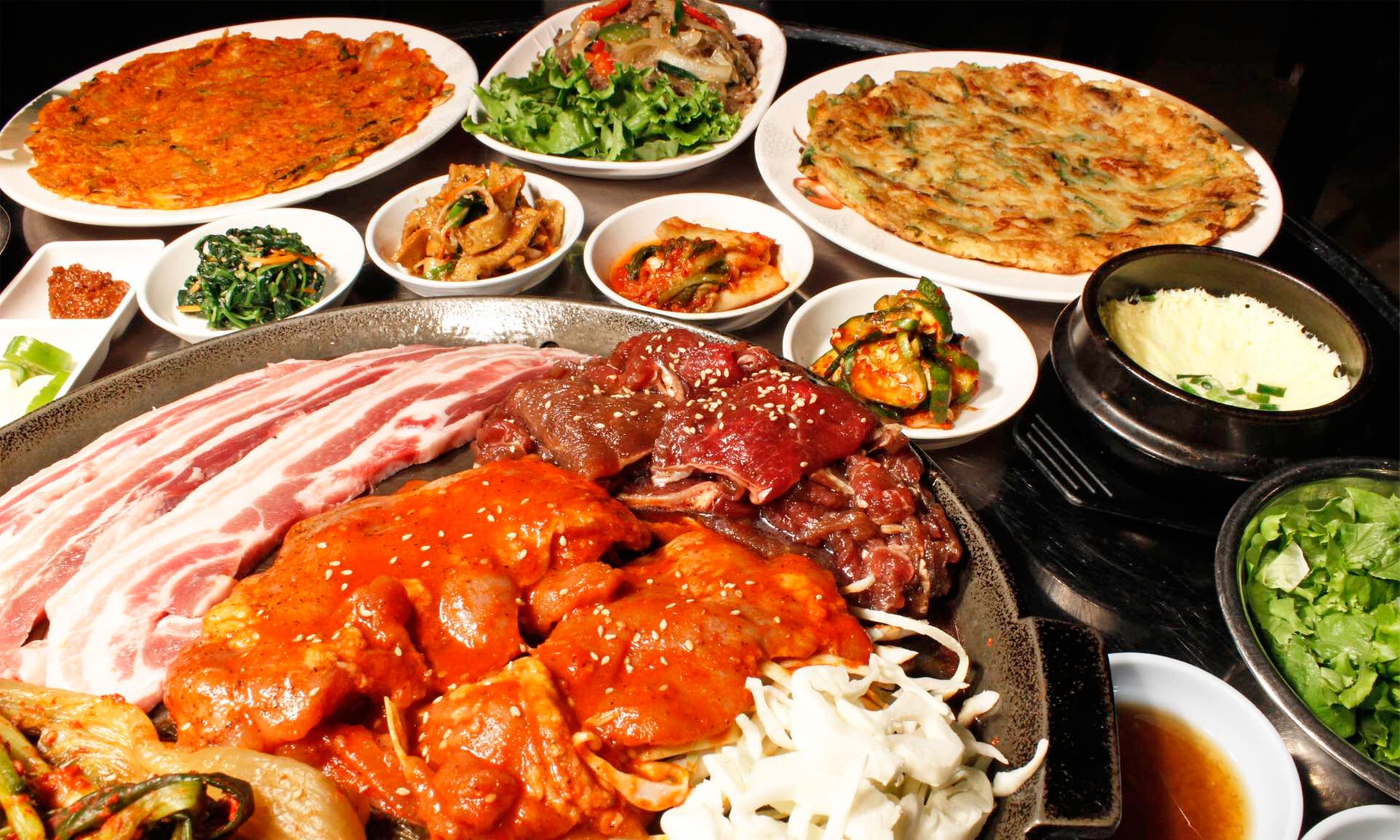 $35 for Prix Fixe Dinner for Two at Honey Pig Gooldaegee Korean Grill (Up to $59 Value) - Primary Image