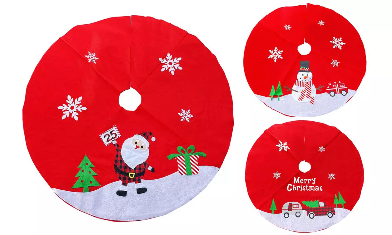 Tappeto per albero di Natale in fantasie assortite - Primary Image