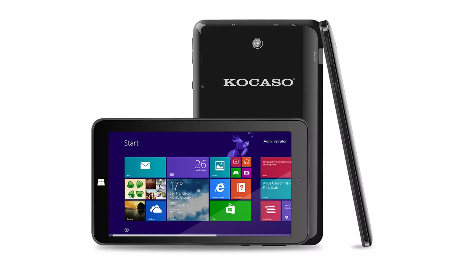 Kocaso 16GB 7" Windows 8.1 Tablet with Keyboard Case - Second Medium