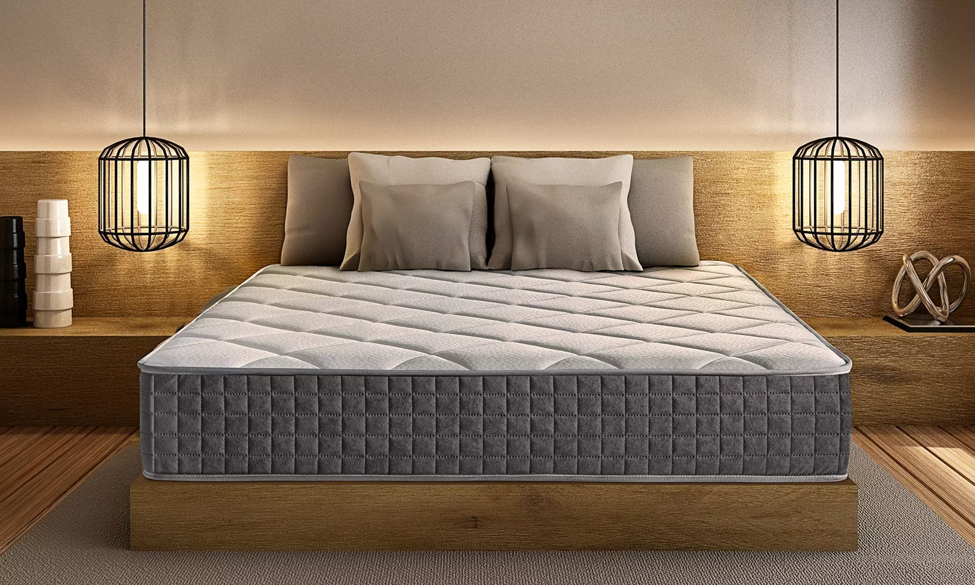 Matelas "Aero" de la marque Dreamy 24 cm en mousse visco-élastique