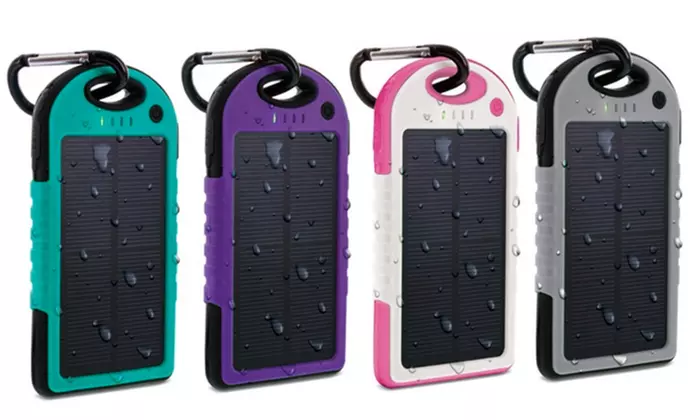 Aduro PowerUp Solar 6,000mAh Dual-USB Backup Battery - Primary Image