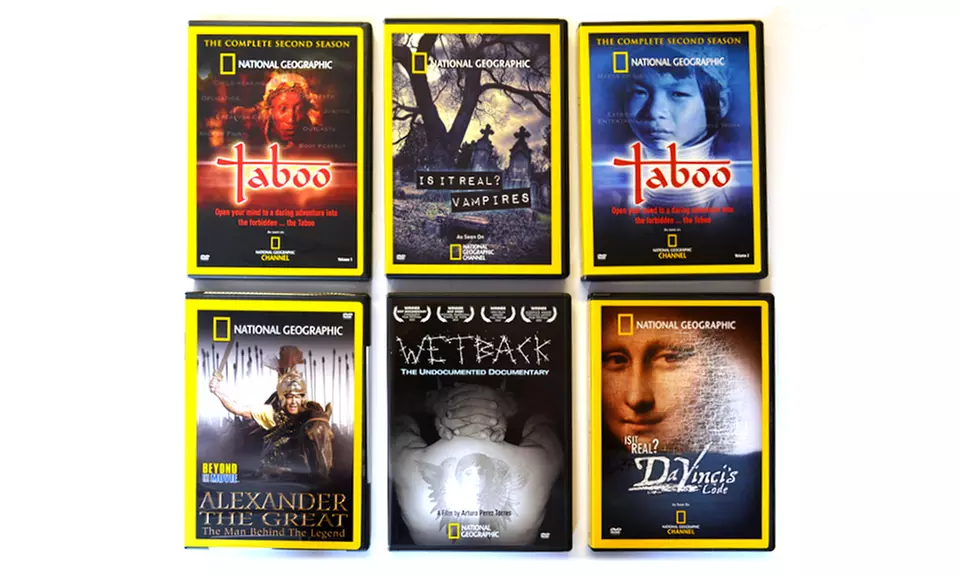 National Geographic 6-DVD Bundles. Multiple Options Available. - Second Medium