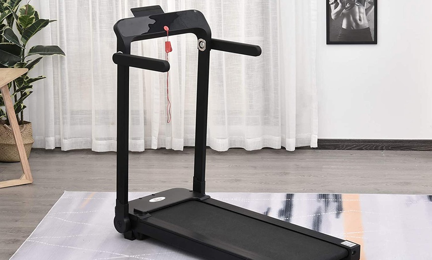 Image 10: HomCom Motorised Treadmills