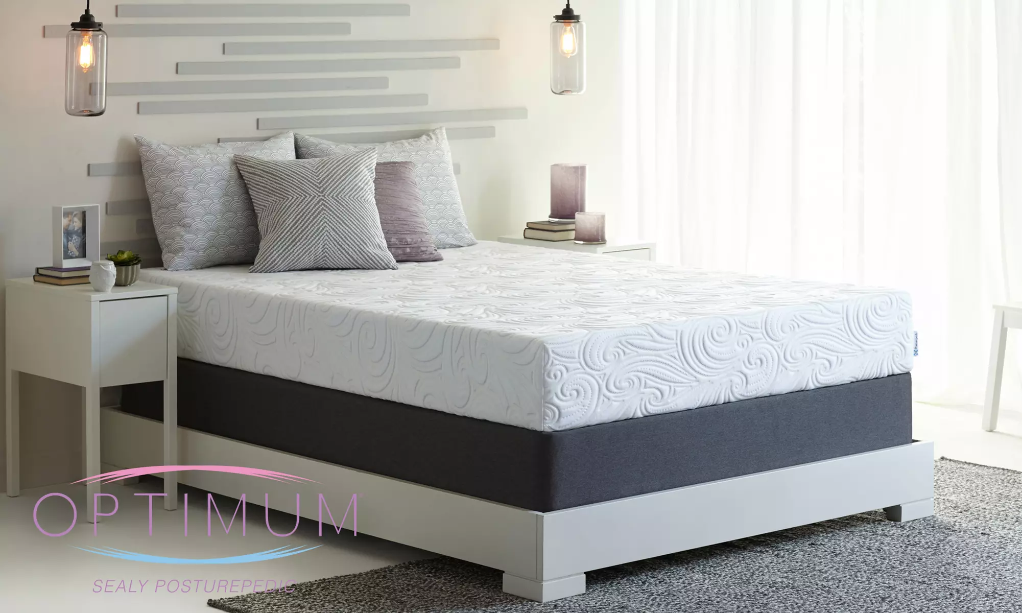 Sealy Posturepedic Optimum Destiny Gold Firm Mattress Set. Free White Glove Delivery. 10 Year Limited Warranty.  - Primary Image