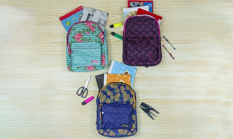 Zaino per la scuola disponibile in varie fantasie