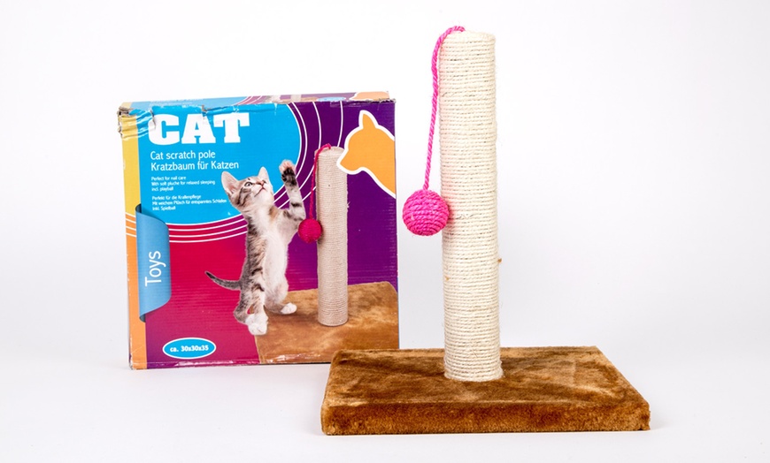 Image 2: Cat Scratching Pole