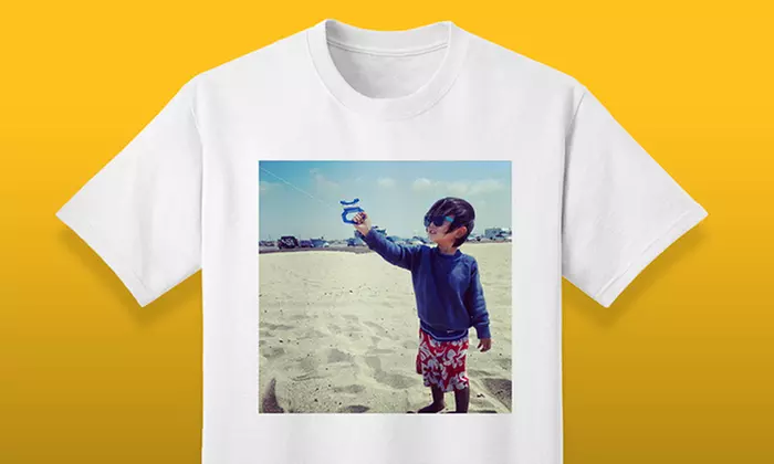 One, Two, or Four Custom-Printed T-Shirts at Theory Printing (50% Off) - Primary Image