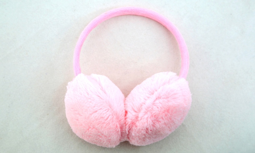 Image 3: Kids' Faux Fur Ear Muffs