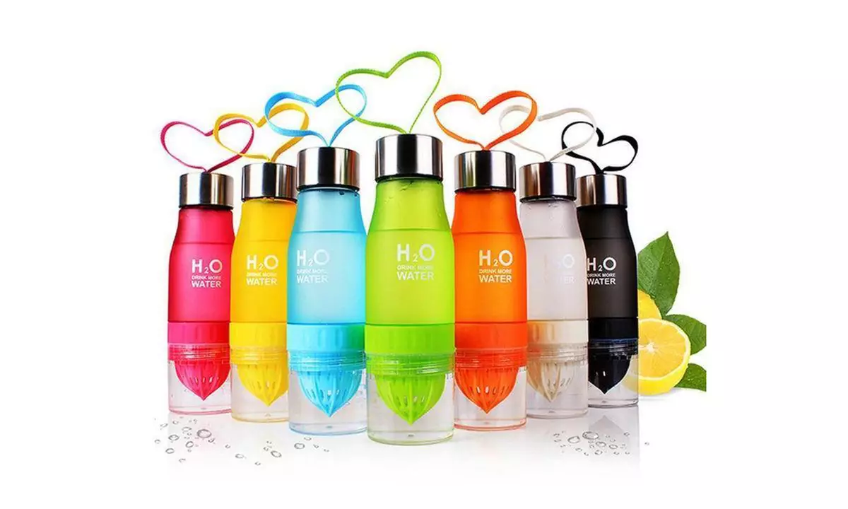 Bouteille d'eau détox avec infuseur à fruits - Primary Image