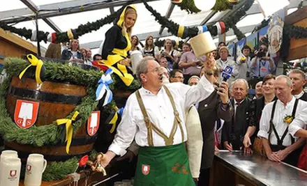 Oktoberfest Event for Two with All-You-Can-Eat German Food at the King's Biergarten Oktoberfest (34% Off) - Primary Image