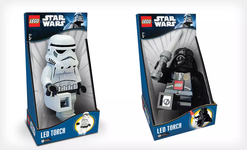 $9.99 for a Classic, Stormtrooper, or Darth Vader LED Lego Torch ($24.99 List Price) - Second Medium