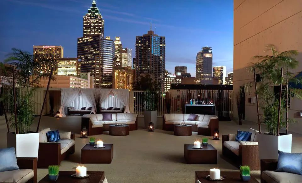One- or Two-Night Stay with Valet Parking and Options for Breakfast or Dinner at Melia Atlanta  - Primary Image