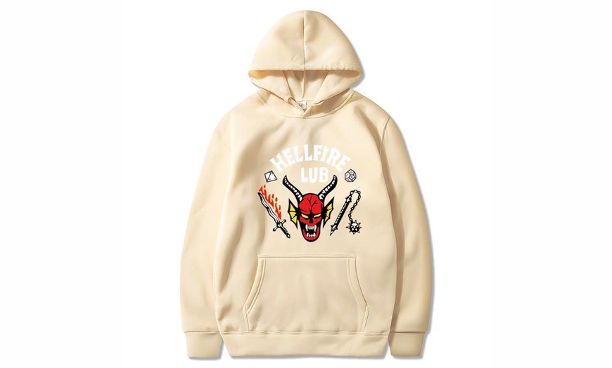 Image 8: Stranger Things Hellfire Club Hoodie