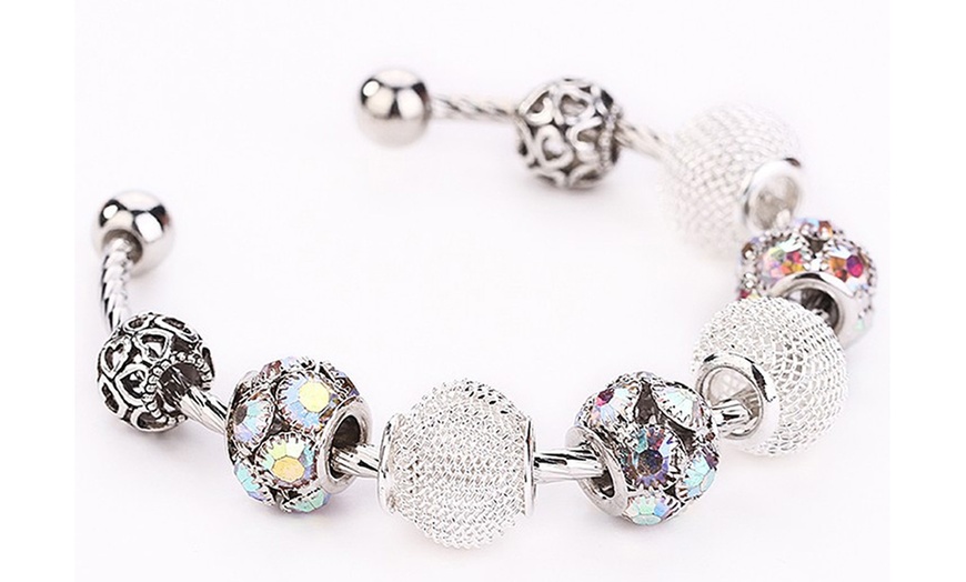 Image 2: Crystal Charm Bracelet