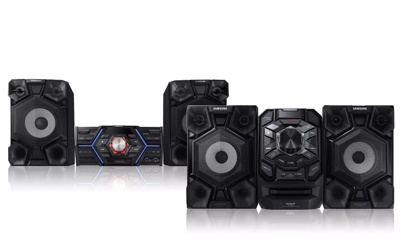 Samsung 230-Watt or 1,600-Watt Giga Sound System with Bluetooth, CD Player, and FM Radio - Primary Image