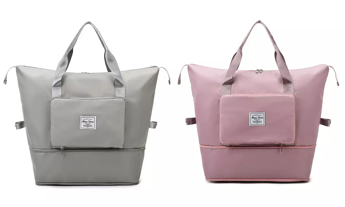 One or Two Waterproof Lightweight Foldable Duffle Handbags