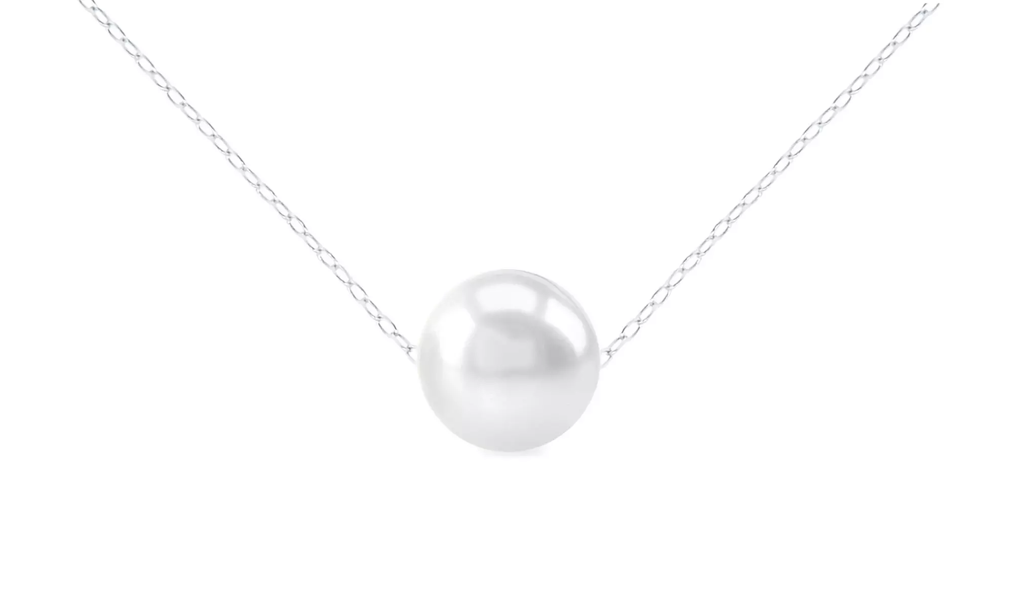 Sterling Silver Pearls of Hope Necklace - Second Medium
