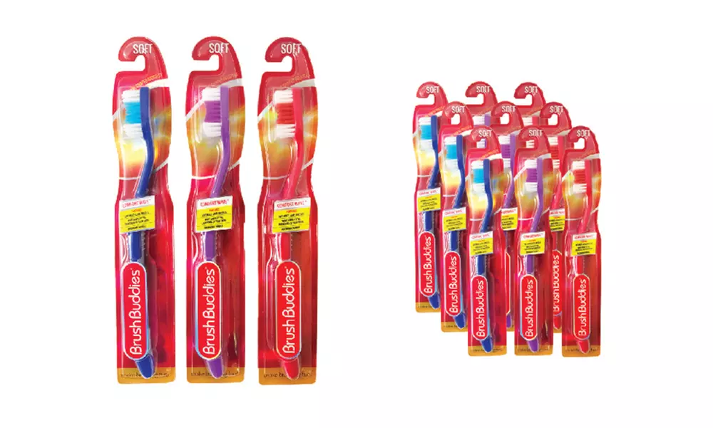 Comfort Wave Plaque Removal Toothbrush Bundle (12-Pack) - Primary Image