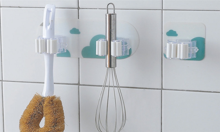 Mop Storage Wall Clips | Groupon