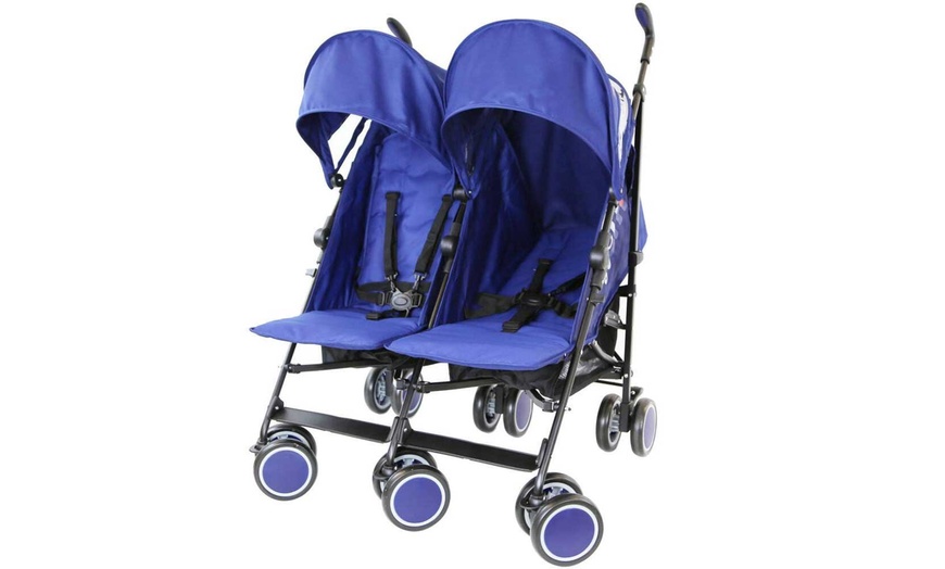 Image 7: Precious Little One Twin Stroller