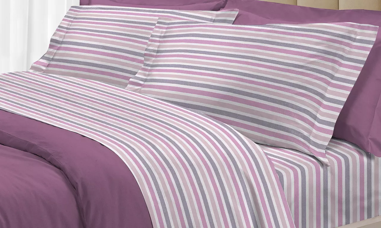 Completo di lenzuola in cotone Co. Ingros. Tex