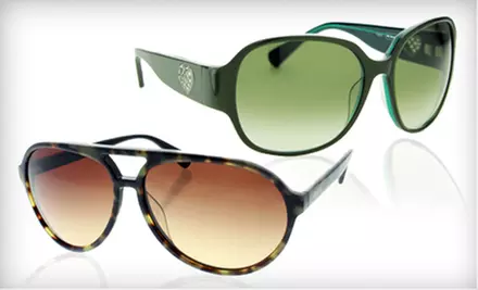 Women's Coach Plastic Sunglasses (Up to 83% Off). Multiple Styles and Colors Available. - Primary Image