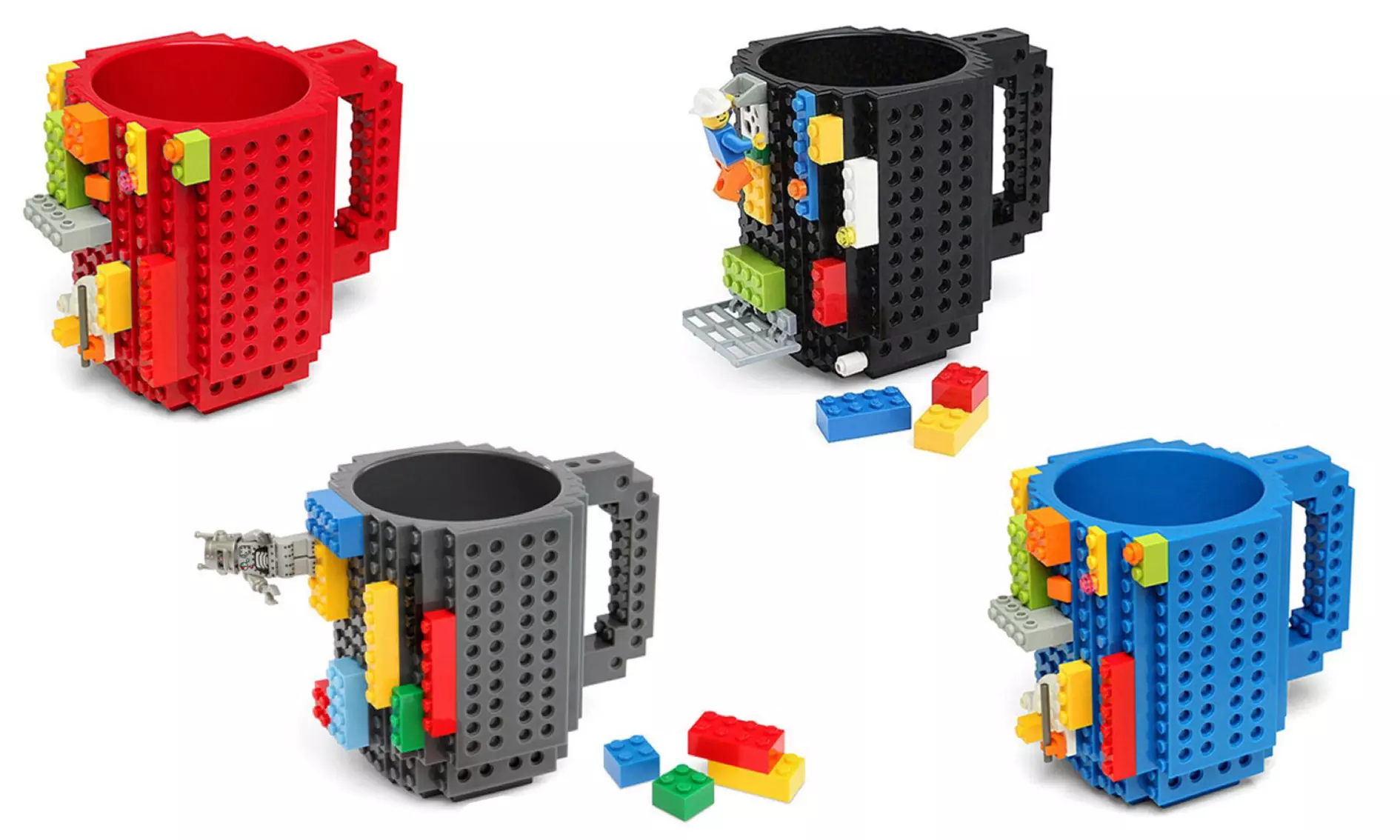 Creative Build-on-Brick Mug (1- or 2-Pack) - Primary Image