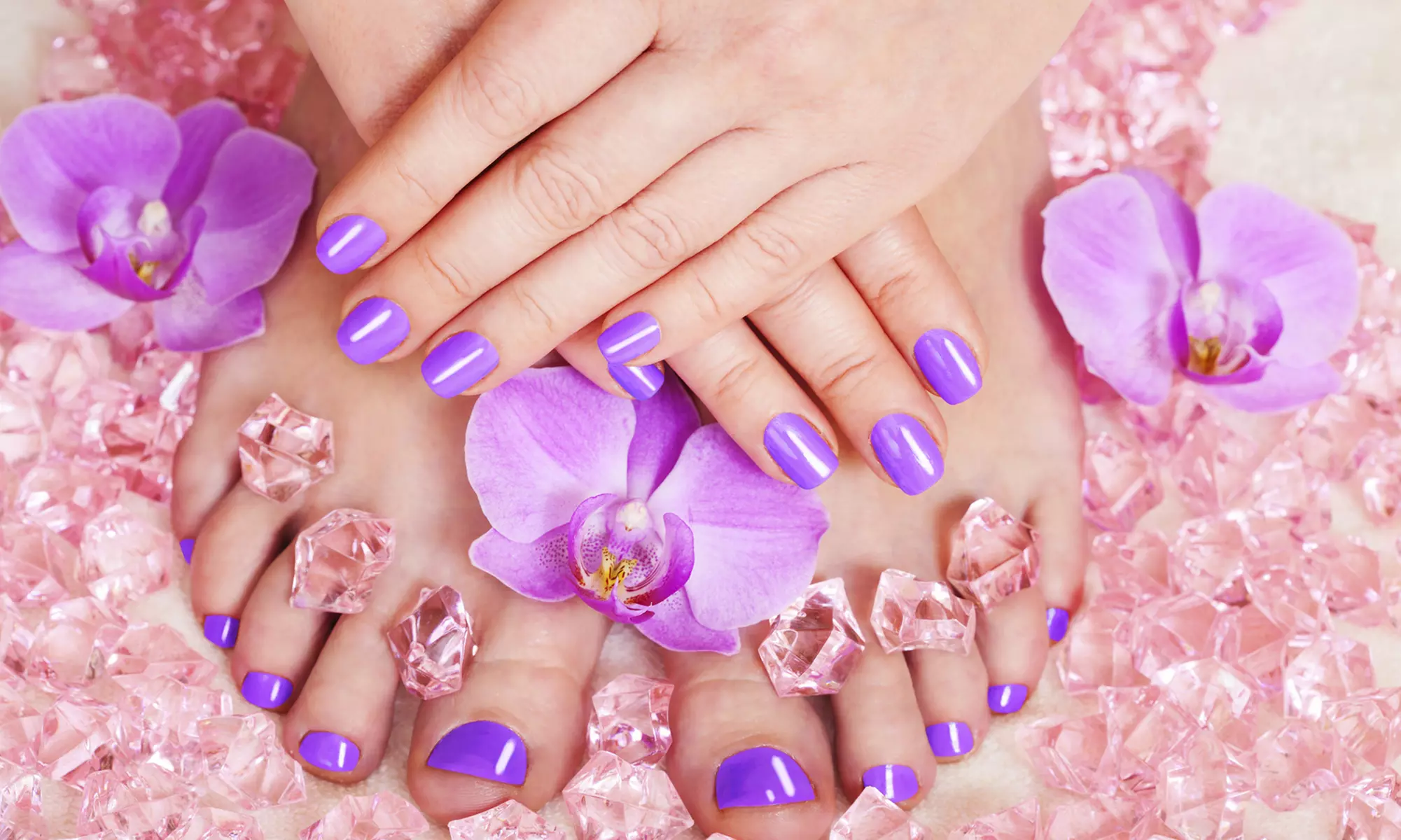 Gel Manicure or Regular Mani-Pedi at La Vie Nails Salon (Up to 51% Off) - Primary Image