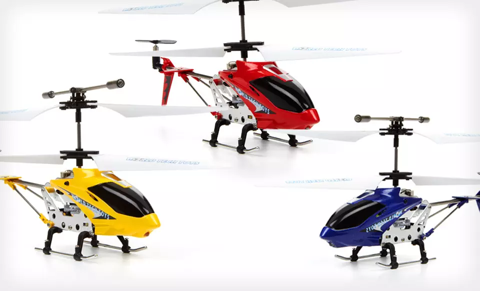 $22 for a Gyro Phantom Electric Helicopter in Blue, Red, or Yellow ($85 List Price). Free Shipping and Free Returns. - Primary Image