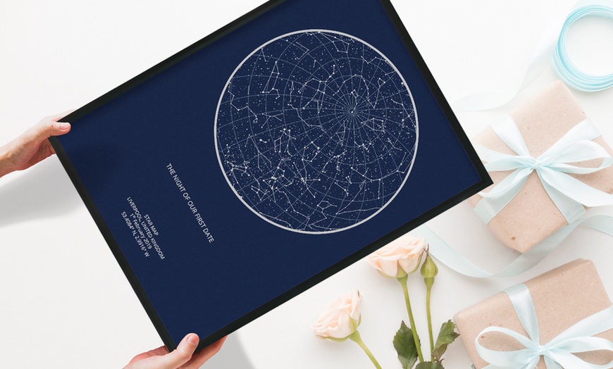 Image 4: Maps For Moments: Personalised Star Maps