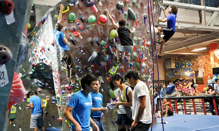 Indoor Rock Climbing with Optional Intro Class at Brooklyn Boulders (Up to 65% Off) - Primary Image