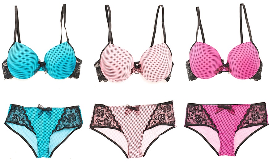 Full Coverage Bra And Panty Set Groupon Goods